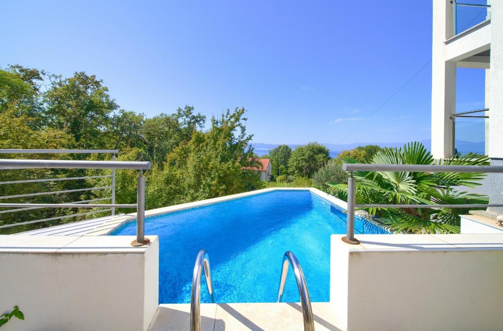 Apartment Sasso Bianco With The Private Pool Nijvice Zewnętrze zdjęcie